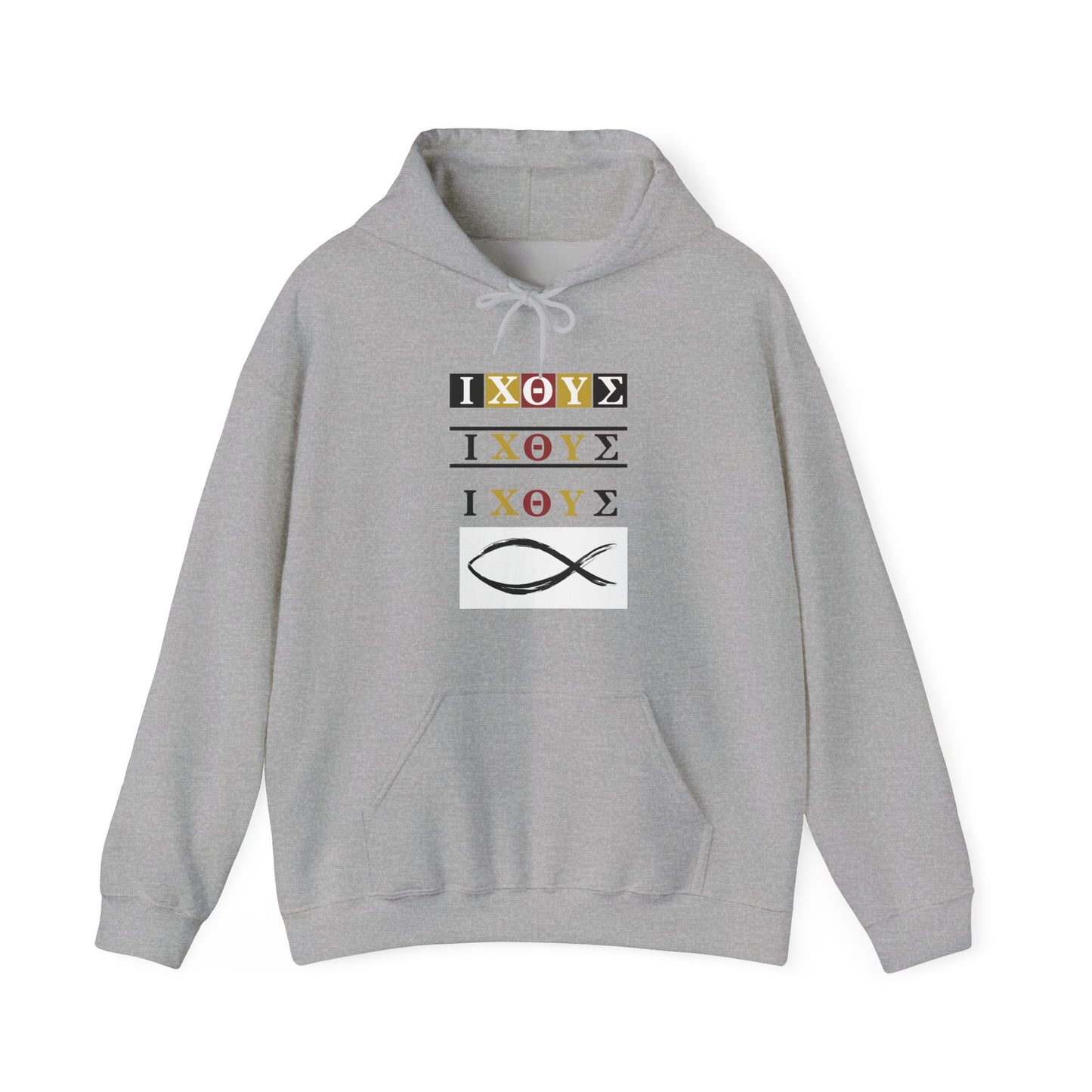 3 IXO DBA KTHOLIK LETT Graphic Unisex Heavy Blend™ Hooded Sweatshirt - Casual Cozy Apparel