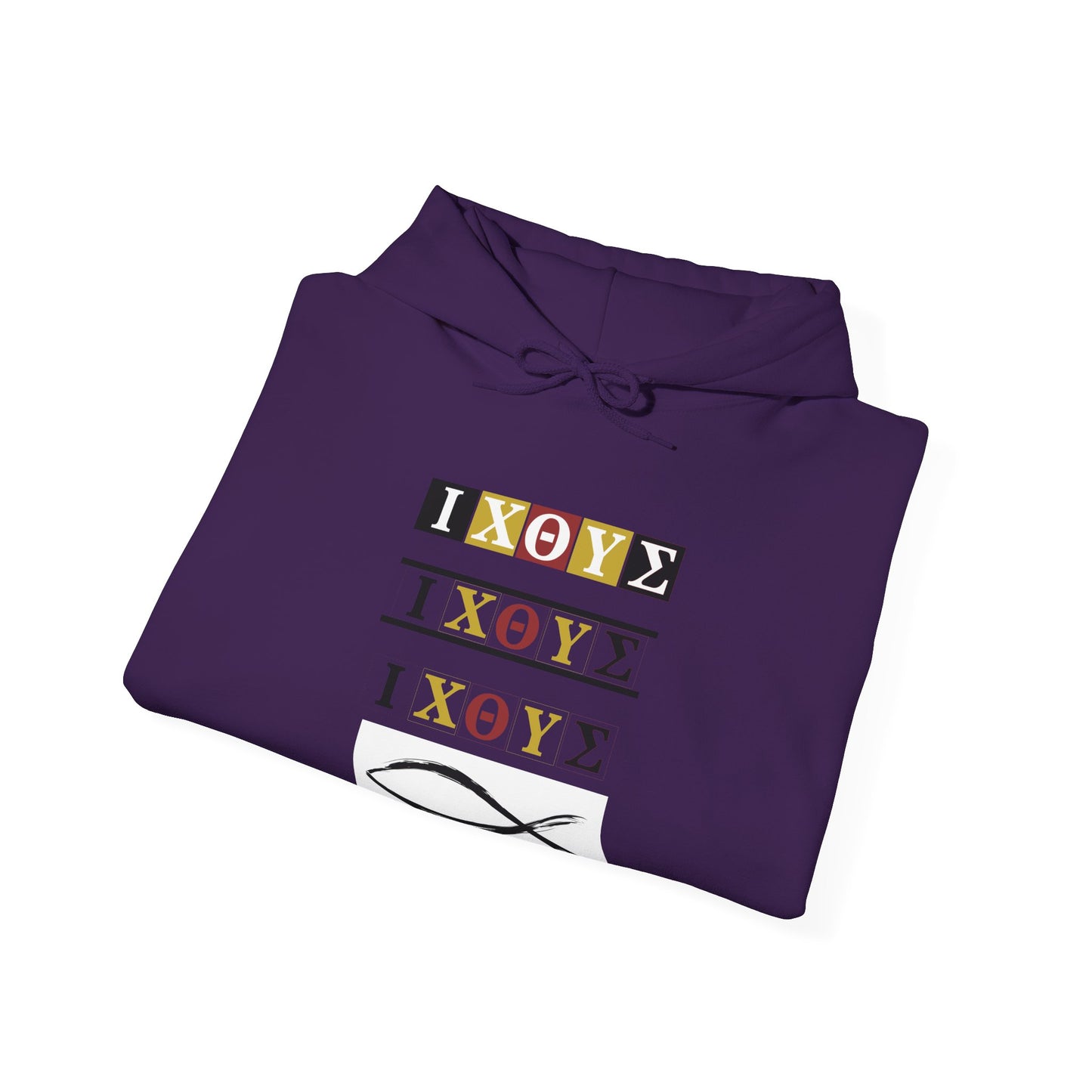 3 IXO DBA KTHOLIK LETT Graphic Unisex Heavy Blend™ Hooded Sweatshirt - Casual Cozy Apparel