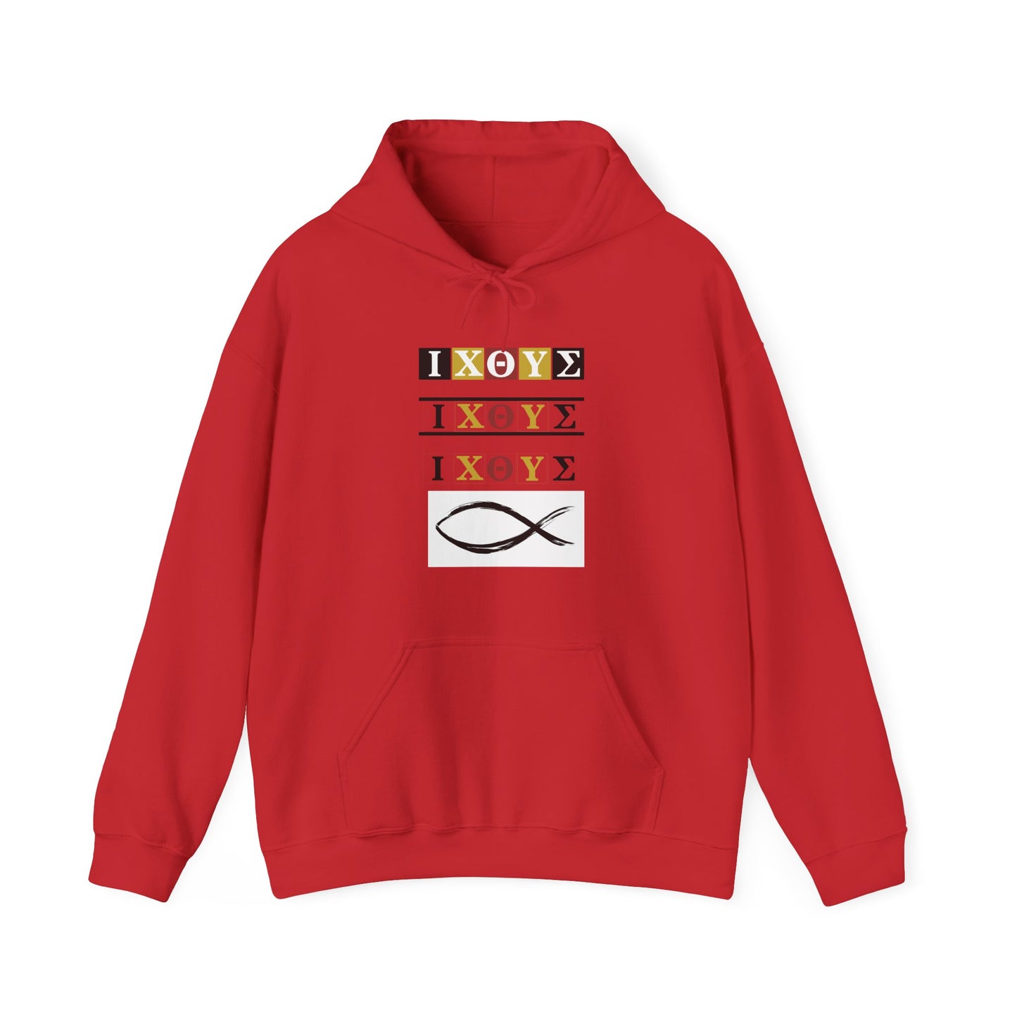 3 IXO DBA KTHOLIK LETT Graphic Unisex Heavy Blend™ Hooded Sweatshirt - Casual Cozy Apparel