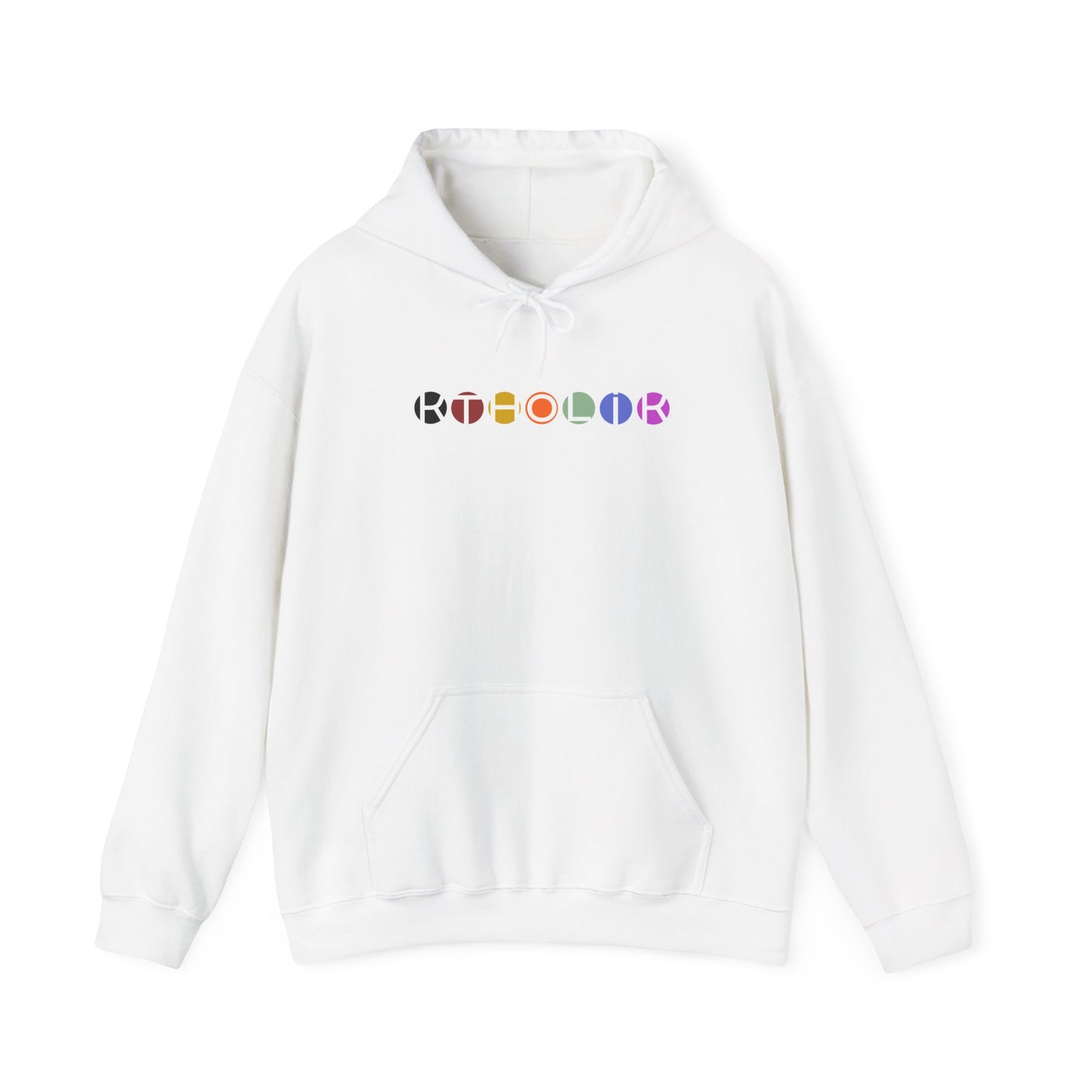 KTHOLIK LETT Graphic Unisex Heavy Blend™ Hooded Sweatshirt - Casual Cozy Apparel