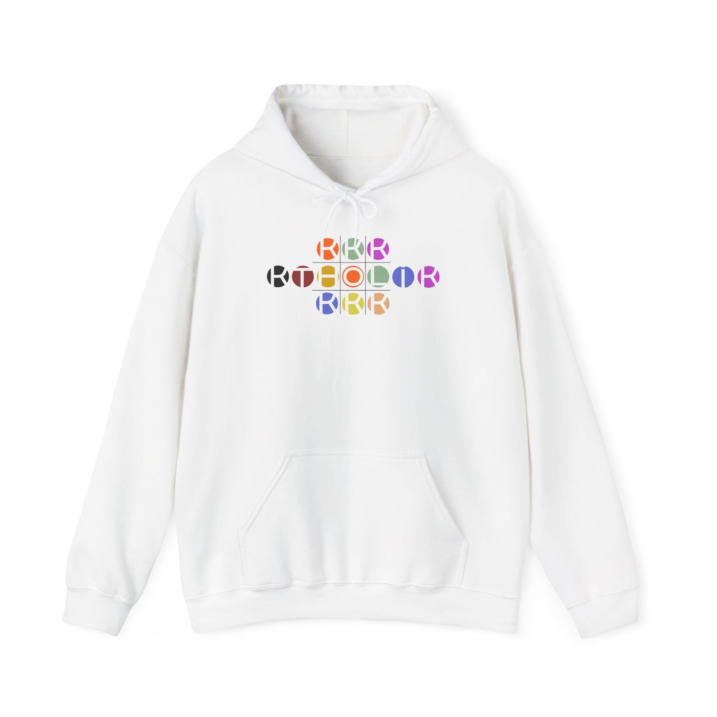 NAME KTHOLIK LETT Graphic Unisex Heavy Blend™ Hooded Sweatshirt - Casual Cozy Apparel