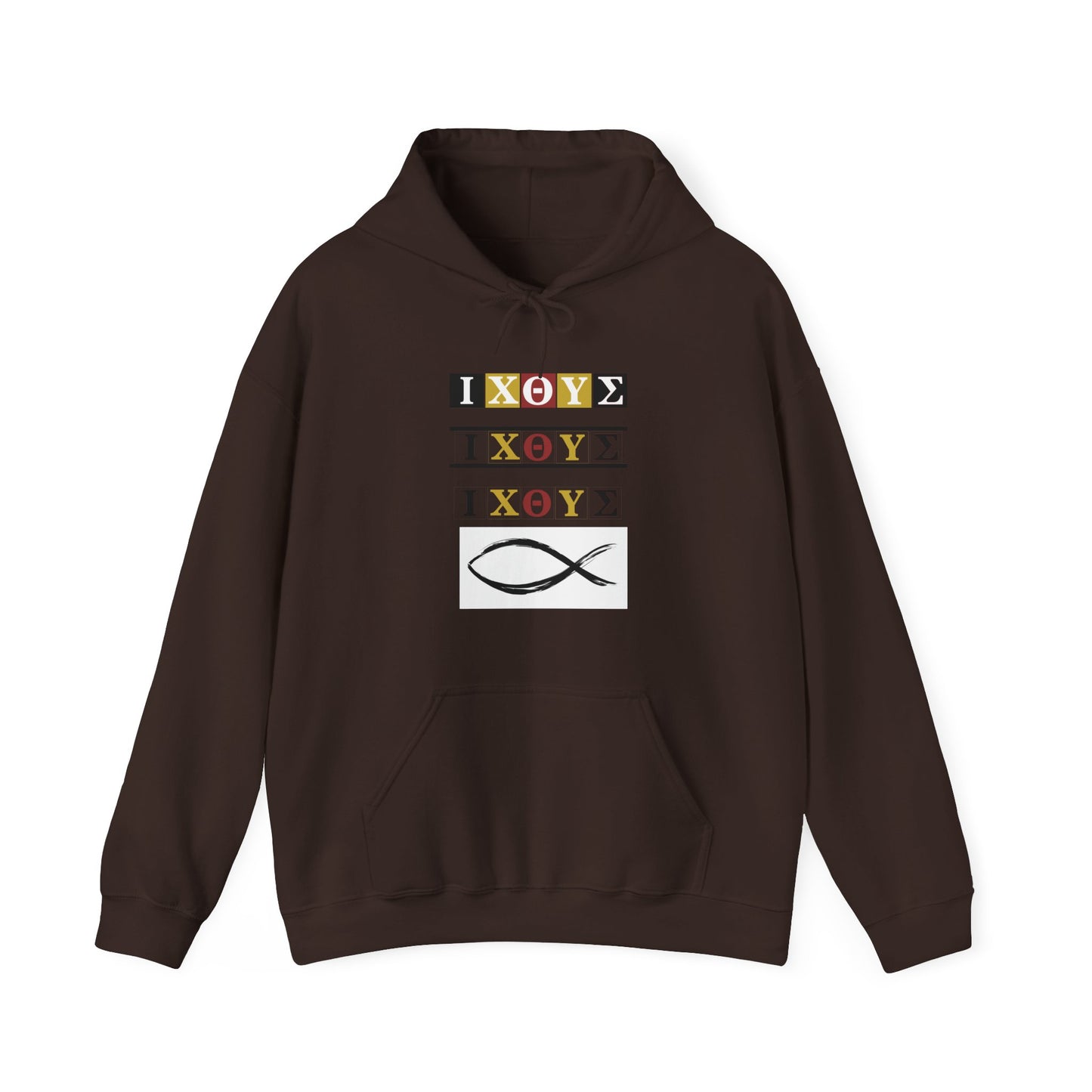 3 IXO DBA KTHOLIK LETT Graphic Unisex Heavy Blend™ Hooded Sweatshirt - Casual Cozy Apparel