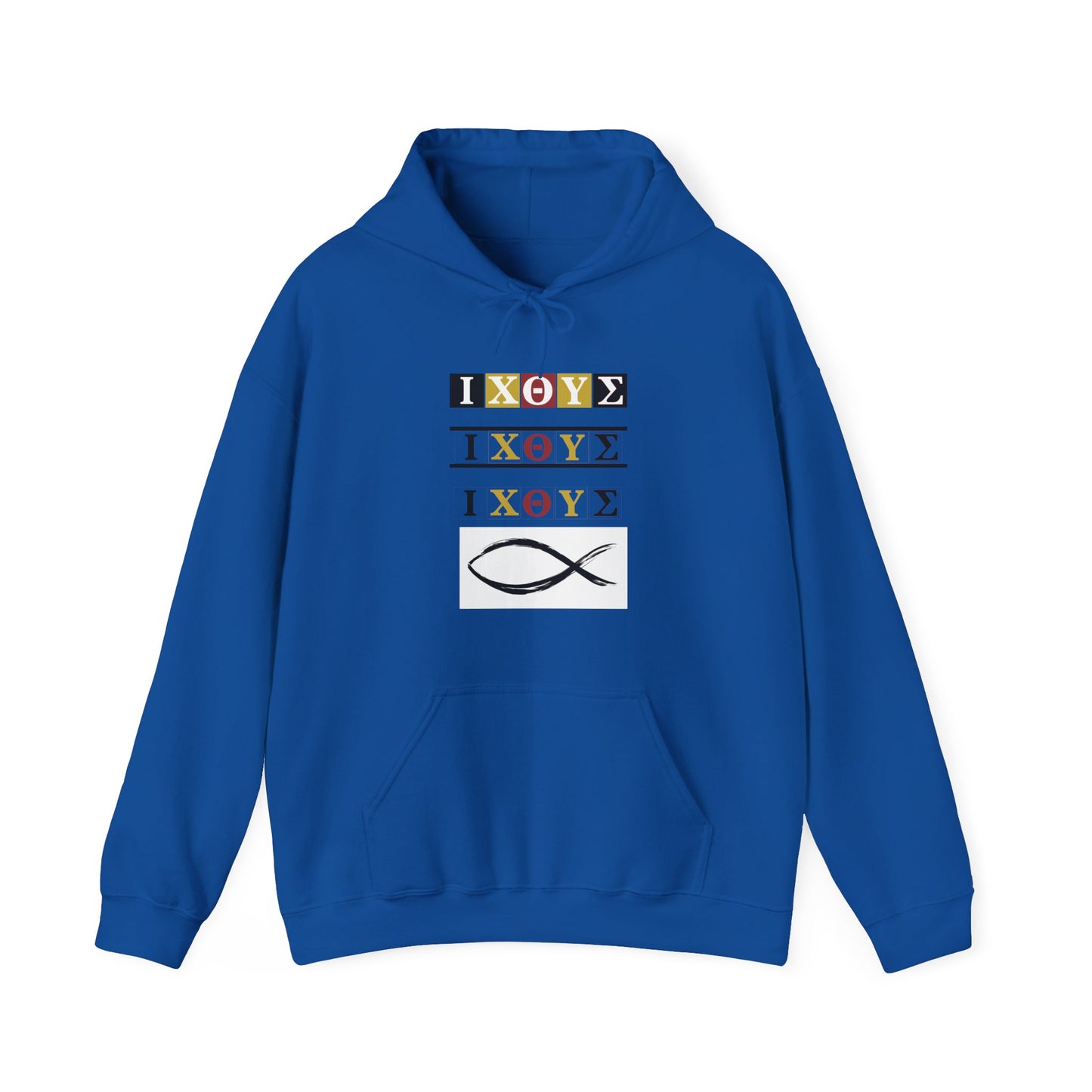 3 IXO DBA KTHOLIK LETT Graphic Unisex Heavy Blend™ Hooded Sweatshirt - Casual Cozy Apparel
