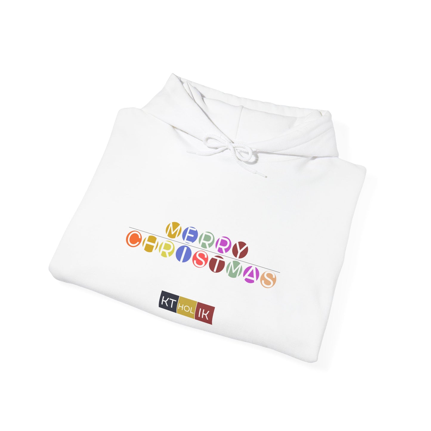 MC NAME KTHOLIK LETT Graphic Unisex Heavy Blend™ Hooded Sweatshirt - Casual Cozy Apparel
