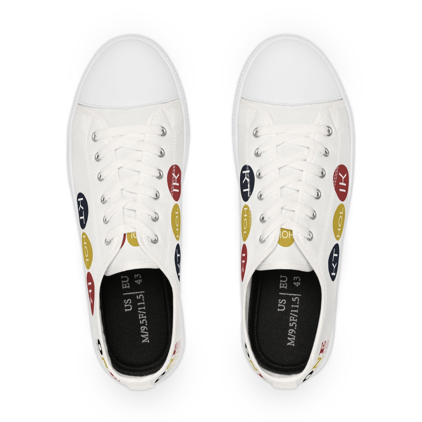 Stylish Men's Low Top Sneakers with Colorful Icons | Casual Footwear, Fashion Sneakers, Everyday Shoes, Gift for Him, Trendy Sneakers