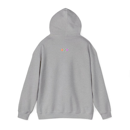 3 IXO DBA KTHOLIK LETT  Graphic Unisex Heavy Blend™ Hooded Sweatshirt - Casual Cozy Apparel