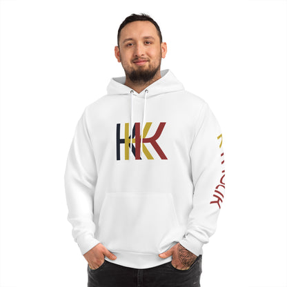 KKK Stylish White Fashion Hoodie with Graphic Print