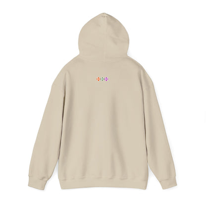 3 IXO DBA KTHOLIK LETT  Graphic Unisex Heavy Blend™ Hooded Sweatshirt - Casual Cozy Apparel