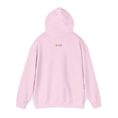 3 IXO DBA KTHOLIK LETT  Graphic Unisex Heavy Blend™ Hooded Sweatshirt - Casual Cozy Apparel