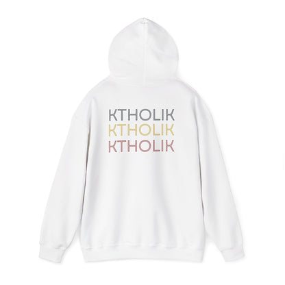 3COLOR KKK KTHOLIK Graphic Unisex Heavy Blend™ Hooded Sweatshirt - Casual Cozy Apparel