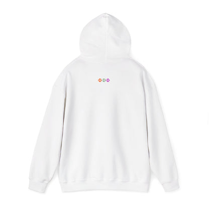 3 IXO DBA KTHOLIK LETT  Graphic Unisex Heavy Blend™ Hooded Sweatshirt - Casual Cozy Apparel